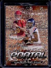 2024 Leaf Electrum Malachi Nelson The Portal Sparkle Bronze #/45 Broncos
