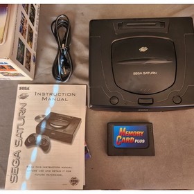Sega Saturn Model 2 Console Gaming System Black MK-80000A