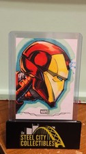 2025 Topps Chrome Marvel Studios Sketch Card Iron Man by Jay Peteranetz 1/1 Auto