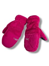 HEAD Pink Fleece Insulated Mittens Size Small  5-8 