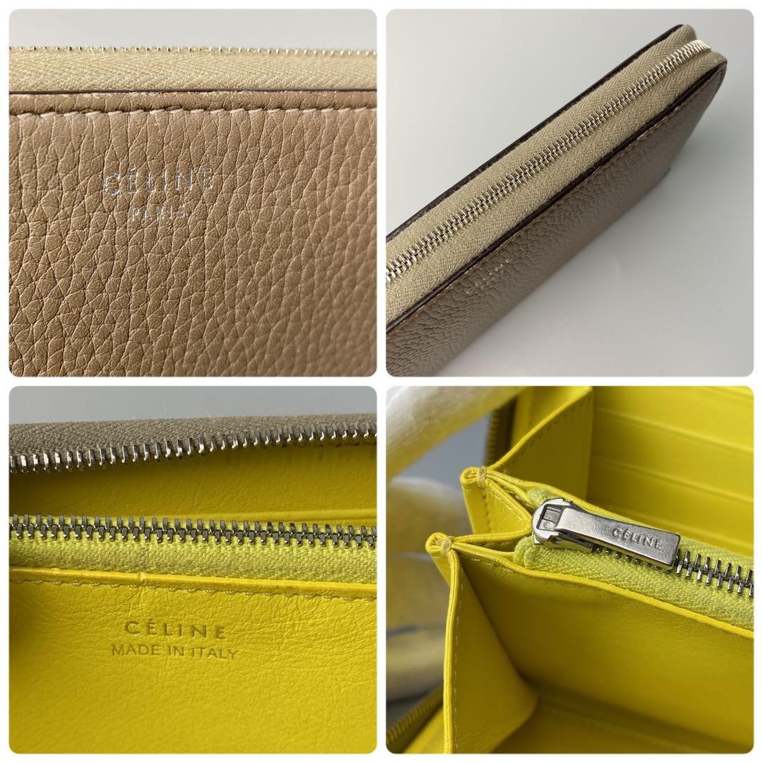 CELINE Long Wallet Multi-Function Leather Cash Ca… - image 9