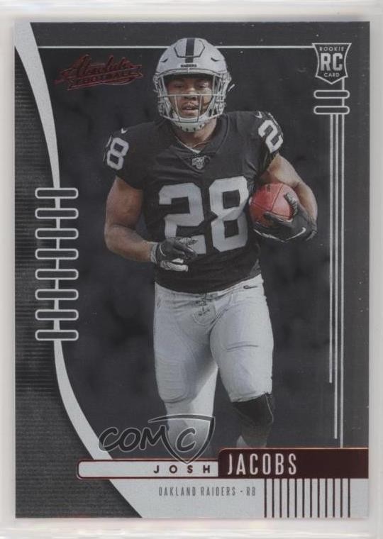 Josh Jacobs Panini Absolute #124 Red