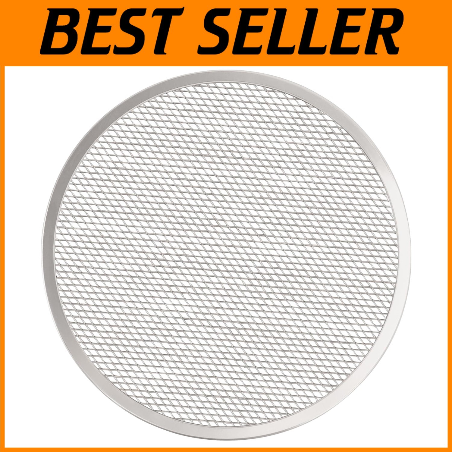 10-Inch Aluminum Pizza Screen Set of 2 for Crispy Crust Baking