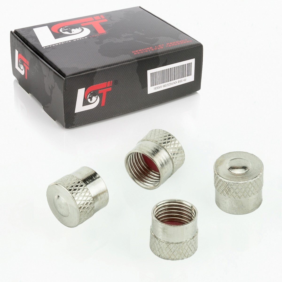 4x Valve Caps Tire Valve Cover Silver for JAGUAR