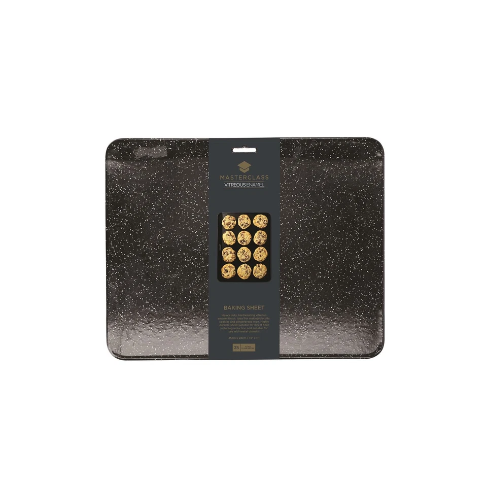 MasterClass Steel Vitreous Enamel Baking Sheet features Scratch Resistant - Imagem 4 de 4