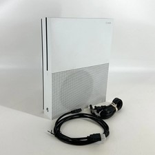 Microsoft Xbox One S Console White 1TB w/ HDMI/Power Cord - Good