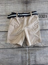 The Children  s Place 3T Khaki Adjustable Waist Shorts With Belt