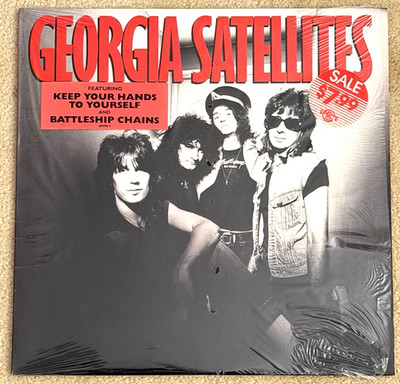 GEORGIA SATELLITES - Self-titled album (1986) Vinyl LP. NEAR MINT + shrink, hype