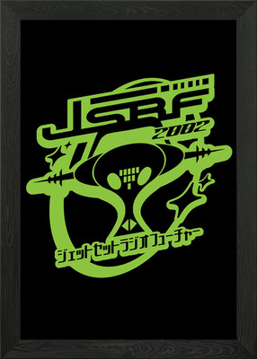 JS Future Y2K Gerahmtes Wandbild Poster Leinwanddruck Bild