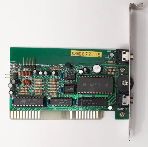 Adlib 8-bit ISA Soundkarte (SS701,  retro, 1992)