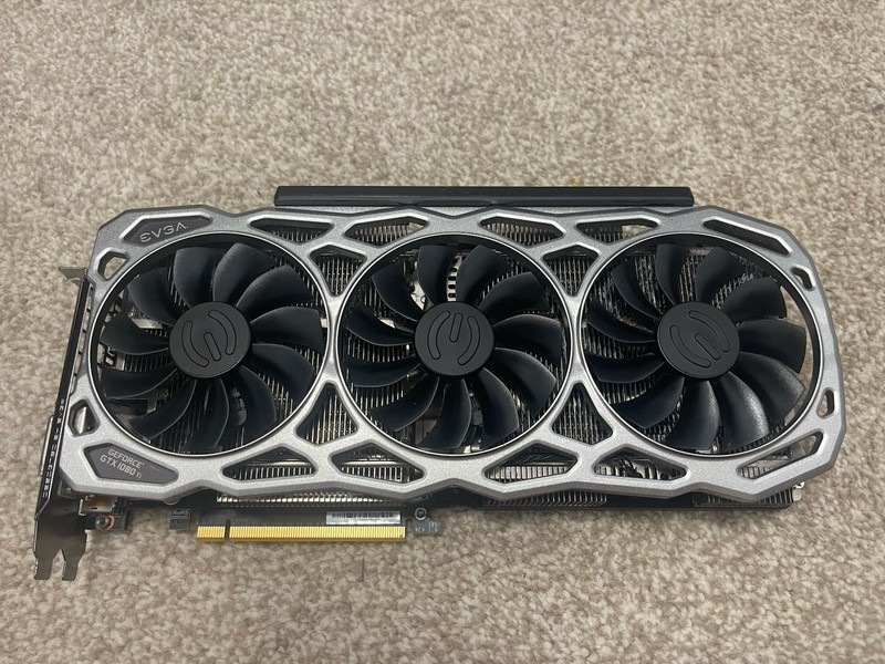 EVGA GeForce GTX 1080 Ti 11GB GDDR5X Triple Fan Graphics Card Tested Working