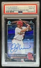 2025 Bowman JJ Wetherholt Chrome Auto Black Refractor 1st Prospect #4/10 PSA 10