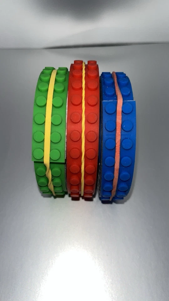 NEW Build Bonanza Building Block Tape 3 Pack of 3 Ft Rolls- works w/top brands - Image 2 of 3