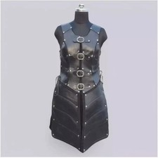 Medieval Leather Armor Corset Shieldmaiden Viking Armor Women's Armour