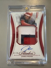 2025 Panini Flawless James Wood Ruby Patch Auto /20