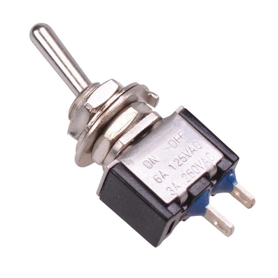 Miniature On-Off Toggle Switch Mini SPST 3A | eBay