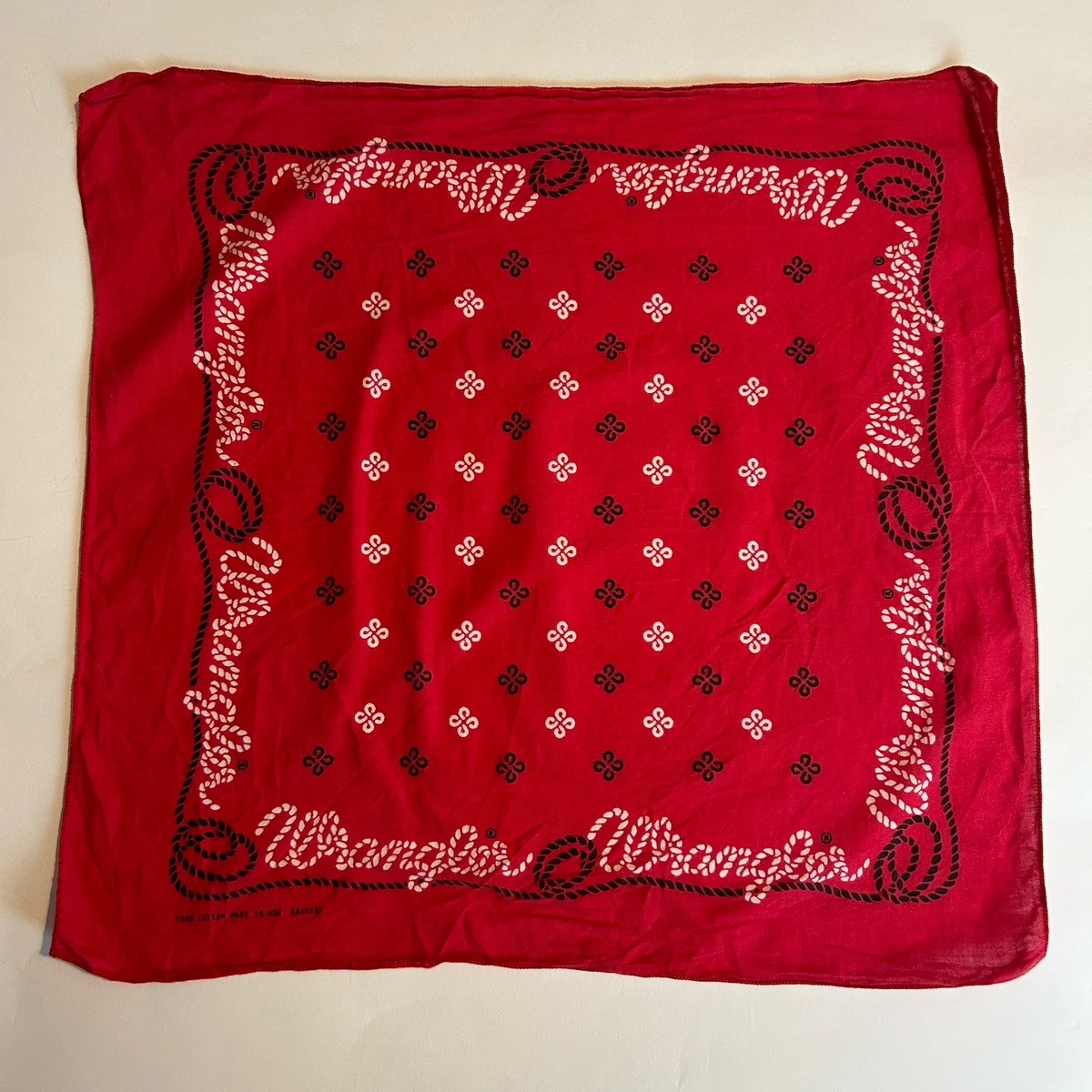 Western 100% Cotton Vintage Plain & Solid Handkerchiefs/Bandana