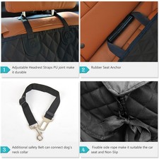 Dog Car Back Seat Cover Car Mat Pet Dog Carri...