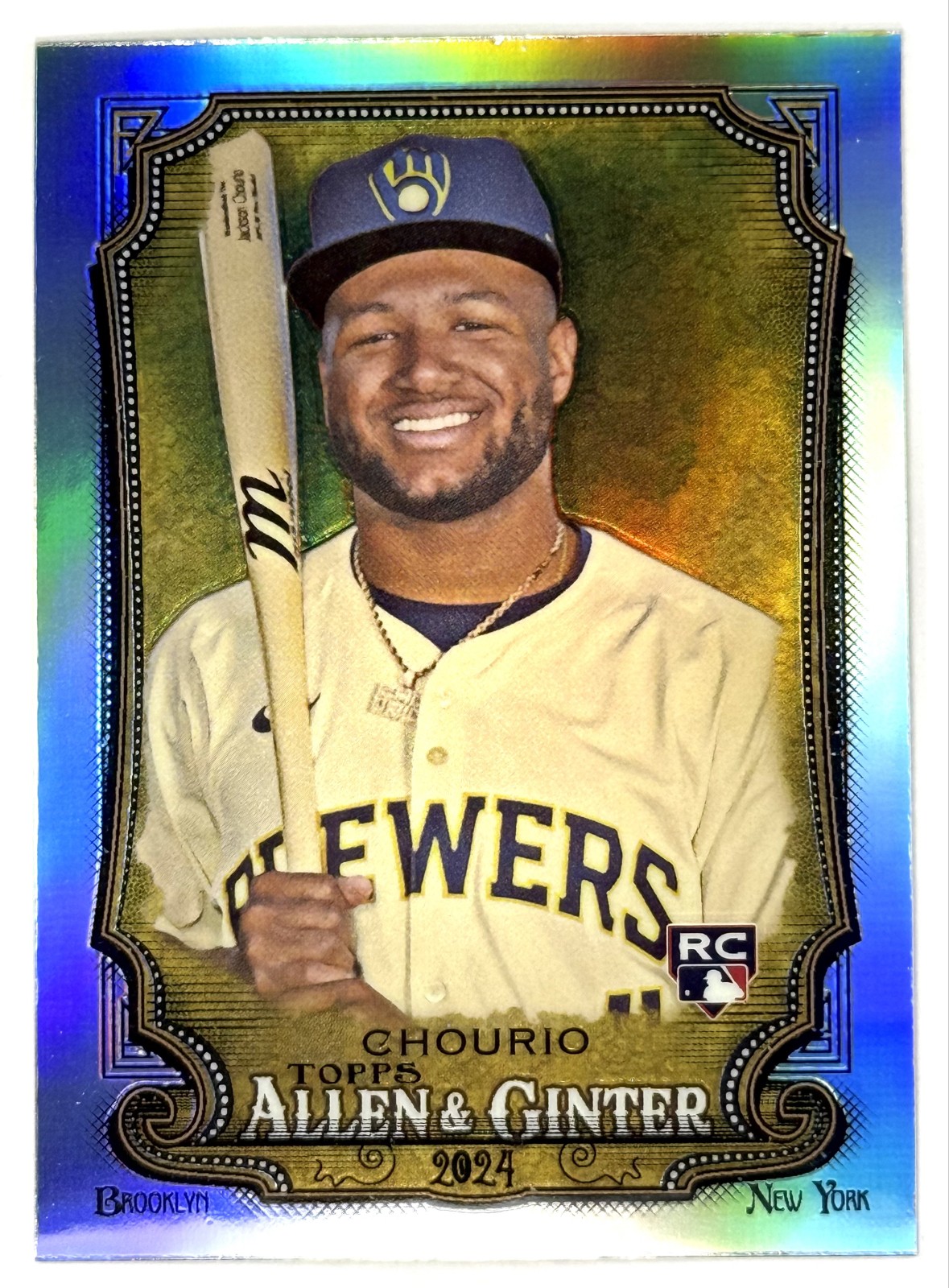 2024 Topps Allen & Ginter - Jackson Chourio #276 Chrome Refractor Rookie RC