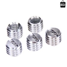 Metal 1/4 Inch to 3/8 Inch Tripod Thread Adapter, Easy Mount Convert Screw Adapt