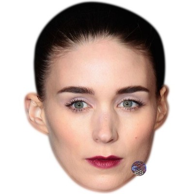 Rooney Mara Big Head. Larger than life mask.