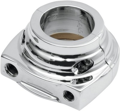 Performance Machine Dual-Cable Throttle Housing for Thread-In Cables Chrome