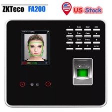 ZKTeco FA200 TCP/IP Attendance And Access Control Face  Fingerprint Reader Time