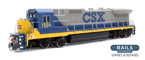 BACHMANN SPECTRUM "HO" SPUR CSX GRAU GE DASH 8-40C #7584 DUMMY LOKOMOTIVE | Condition: Used