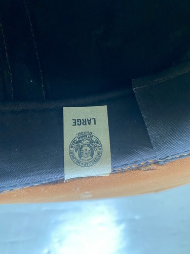Cowboy Hat Vintage United Hatters Millinery Union Size Large Brown Velvet Willie - Picture 12 of 13