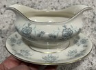GRAVY/SAUCE BOAT/w/ ATTACHED UNDERPLATE Castleton China CAPRICE -VGUC — photo 1