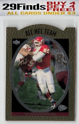 Neil Smith Die-Cut 1996 Upper Deck Silver Collection All-NFL Team #AN14 Chiefs