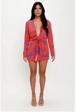 Rat and Boa Talitha Mini Dress Size  XL /14 Aus /10 US Long Sleeves GC