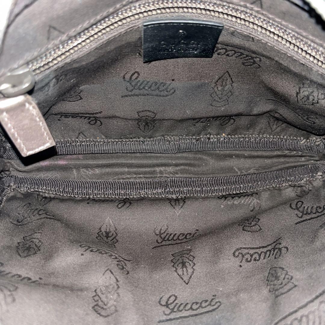 GUCCI Implement Shoulder Bag Camera Bag Black PVC… - image 14