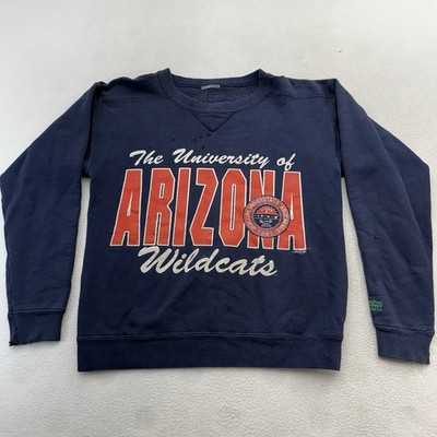 VTG 90 s Arizona Wildcats Discus Athletic Crewneck Sweatshirt Size M Distressed