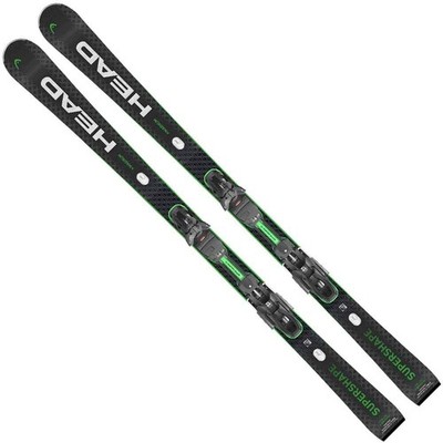 Head Supershape e-Magnum Ski + PRD 12 GW Bindung Skiset Skier Alpin Schwarz
