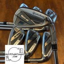 Taylormade Sim2 Max Iron Set / 5-AW Stiff Flex Steel KBS Max MT 85 Jumbo Grips