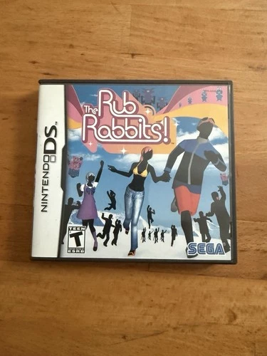 SEGA The Rub Rabbits! Nintendo DS 2005 Complete Video Game Manual Included