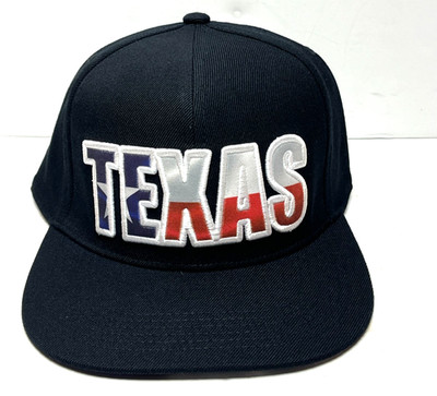 NEW - ROBIN RUTH TEXAS  Embroidered Ball Cap Hat Black under Brim Flag !
