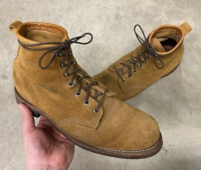 CHIPPEWA x JCREW SUEDE LEATHER PLAIN TOE LACE-UP ANKLE  display picture 3