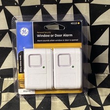 GE Personal Security Window Door Alarm  2 Pack  45115 New