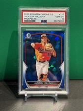 JACKSON HOLLIDAY 2023 Bowman Chrome SAPPHIRE Edition (S/E) PSA 10
