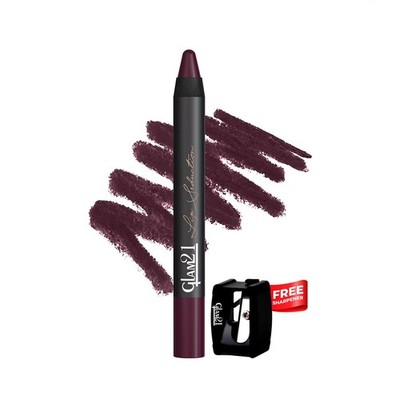 Glam21 Lip Seduction Crayon Lipstick 12HR Stay - Purple Mousse 3.6g