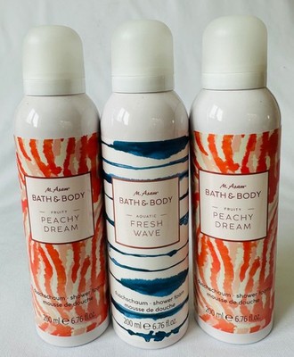 3x M. Asam Bath & Body Duschschaum Peachy Dream + Fresh Wave 3x 200ml