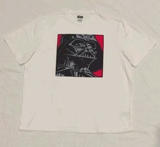 Star Wars Darth Vader T-Shirt Size XL Short Sleeve Cotton NEW no tags/white