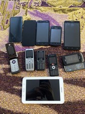 Lot Of 10 Cell Phones  1 Tablet For Parts Or Repair