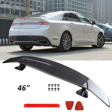 46 Car Rear Trunk Spoiler Lip Wing Gt Carbon Fiber Style For Lincoln Mkz