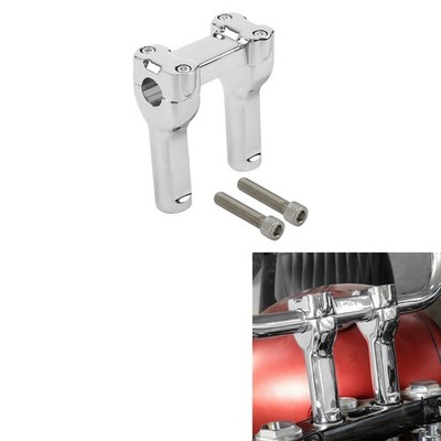 4'' Handlebar Riser Fit For 1'' Bar Harley Dyna Street Bob Super Wide Glide
