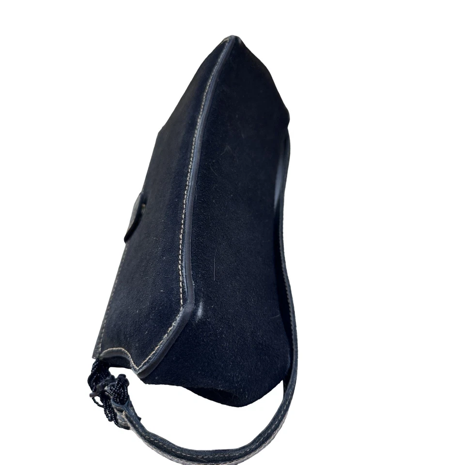 Bolso de Hombro Mary Francis Gótico De Colección Negro Ornamentado Raro Cabeza Alta Calidad Foto 4 de 4