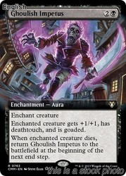 Ghoulish Impetus (Extended Art) - Commander Masters #763