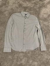 Express Men  s Button Up Stretch Casual Shirt Size Small